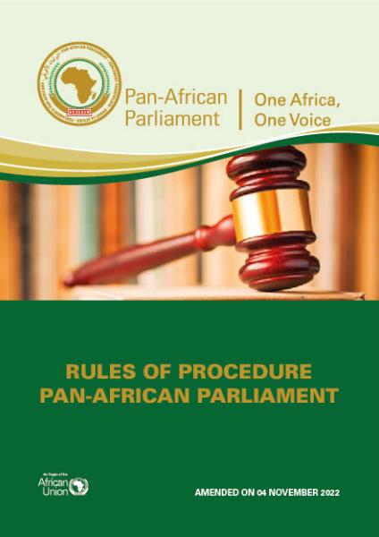 RULES OF PROCEDURE PAN-AFRICAN PARLIAMENT