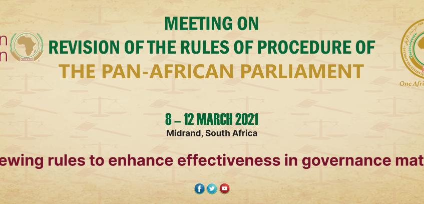 PAP leadership structures head to Midrand for the revision of the Rules of Procedure