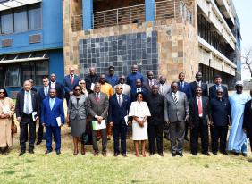 Pan-African Parliament Bureau briefs the Diplomatic Corps on the Sitting of Permanent Committees