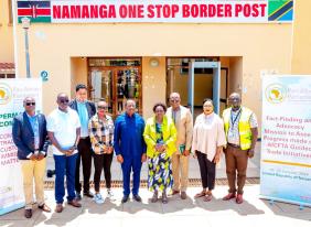 Pan-African Parliamentarians visit Namanga One Stop Border Post, a symbol of East African Integration