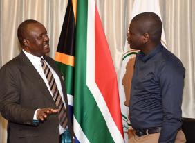 Pan-African Parliament President Meets South Africa’s Minister of International Relations and Cooperation