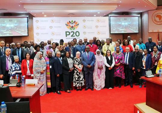 African Parliaments urged to Champion Women and Youth agenda at Historic P20 Summit