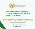 Parliamentary dialogue on climate change kicks off ahead of Africa Climate Summit