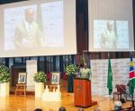 Namibian Founding President Sam Shafiishuna Nujoma at Memorial Service in Pretoria