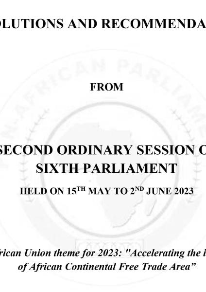 Final Resolutions & Recommendations of 2nd Session June 2023