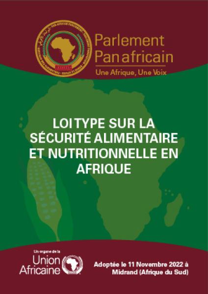 LOI TYPE SUR LA SÉCURITÉ ALIMENTAIRE ET NUTRITIONNELLE EN AFRIQUE