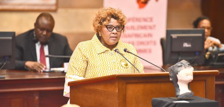 Speaker of the National Assembly of the Republic of South Africa addresses the 13th Conference on Women’s Rights