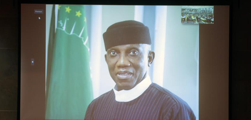 Amb. Bankole Adeoye Highlights Urgency for Peace and Security in Africa at Pan-African Parliament’s Closing Ceremony
