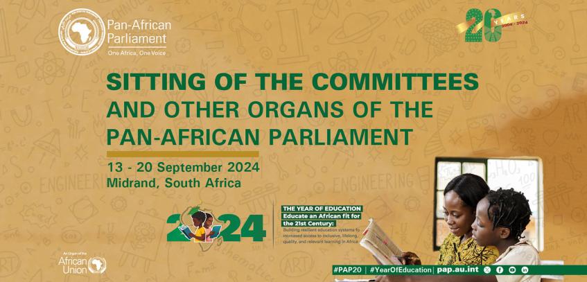 PUBLIC NOTICE: Sitting of the Permanent Committees and Other Organs of the Pan-African Parliament