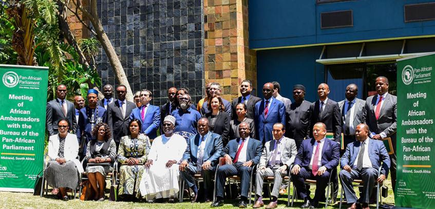 Pan-African Parliament Bureau and Diplomatic Corps 30 Oct2024