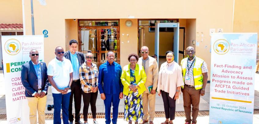 Pan-African Parliamentarians visit Namanga One Stop Border Post, a symbol of East African Integration