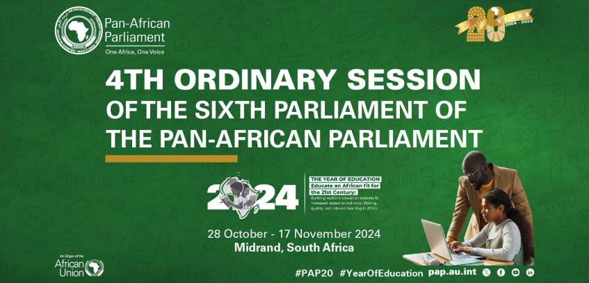 Fourth Ordinary Session of the Sixth Parliament of the Pan-African Parliament 