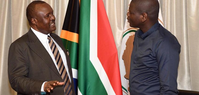 Pan-African Parliament President Meets South Africa’s Minister of International Relations and Cooperation