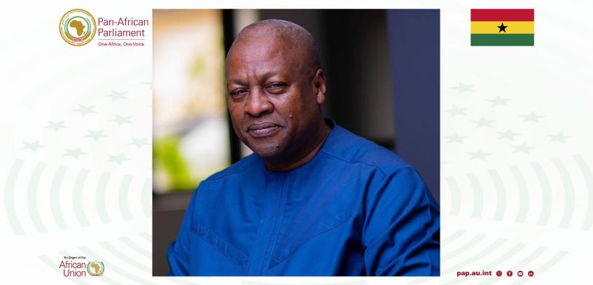 President – Elect of the Republic of Ghana, John Dramani Mahama