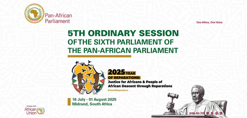 FIFTH ORDINARY SESSION OF THE SIXTH LEGISLATURE OF THE PAN-AFRICAN PARLIAMENT