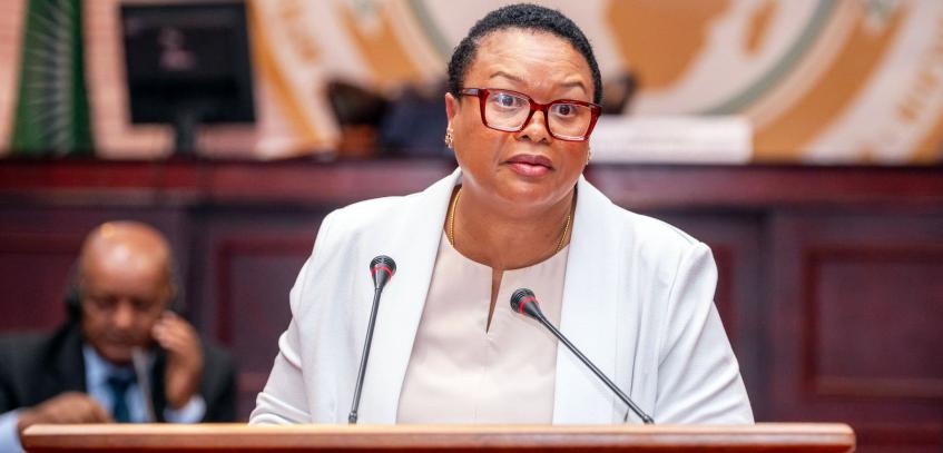 Statement by H.E. Ambassador Marie-Antoinette Rose Quatre, CEO of the APRM continental secretariat, at the 5th session of the 6th Pan-African Parliament